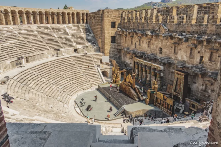 阿斯班多斯Aspendos－保存最完好的古羅馬大劇場｜安塔利亞Antalya｜土耳其租車旅遊