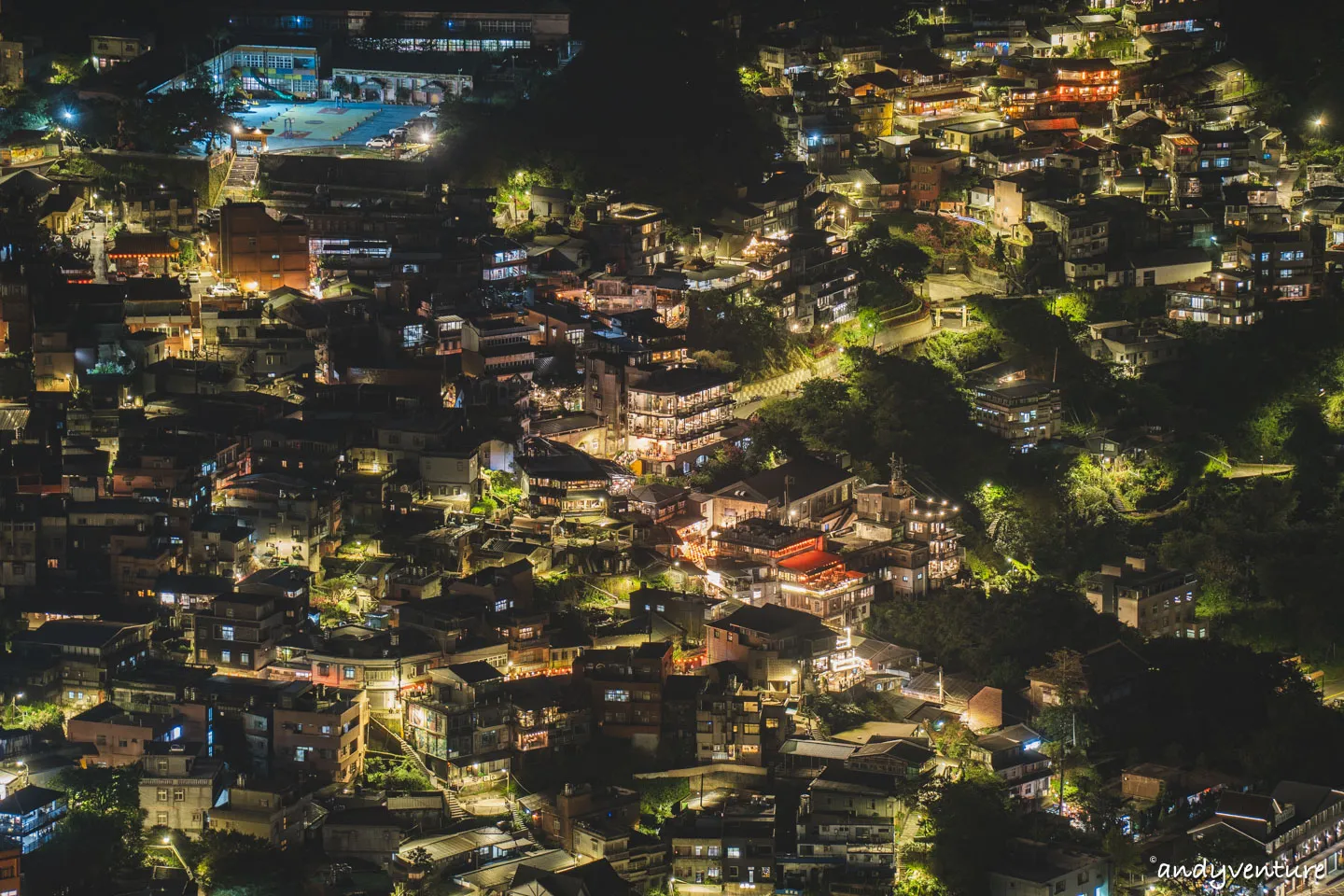 基隆山(雞籠山)－路線攻略，九份山城夜景最佳拍攝地點