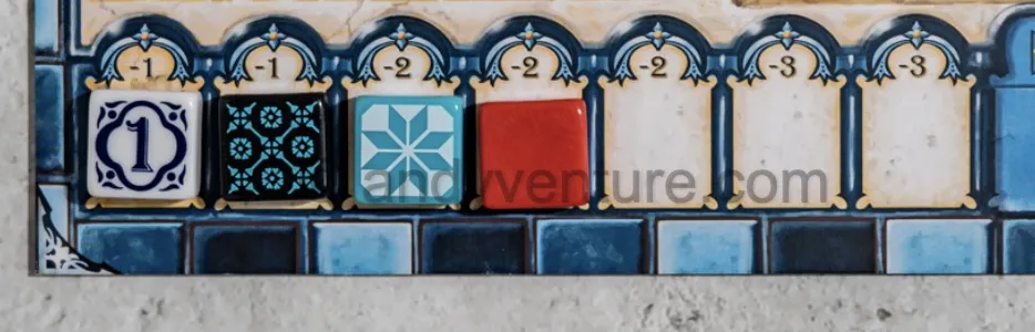 花磚物語(Azul)－用桌遊搜集葡萄牙藍白瓷磚｜桌遊規則介紹