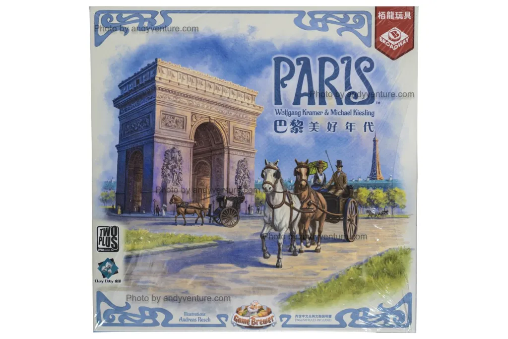 巴黎美好年代(Paris)－美輪美奐的法國版地產大亨｜桌遊規則介紹