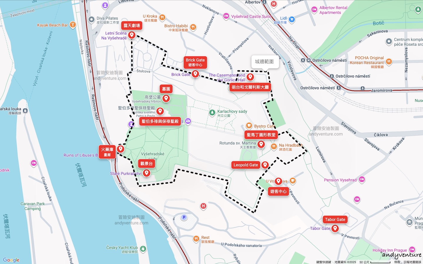 高堡景點地圖 高堡景點地圖