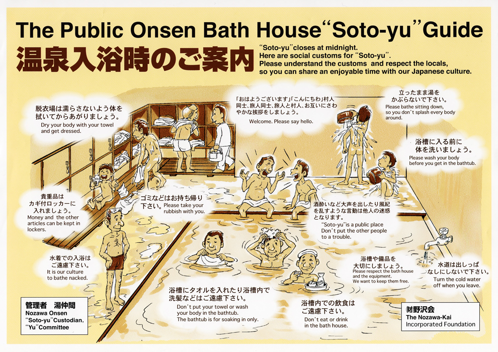 日本泡湯禮儀