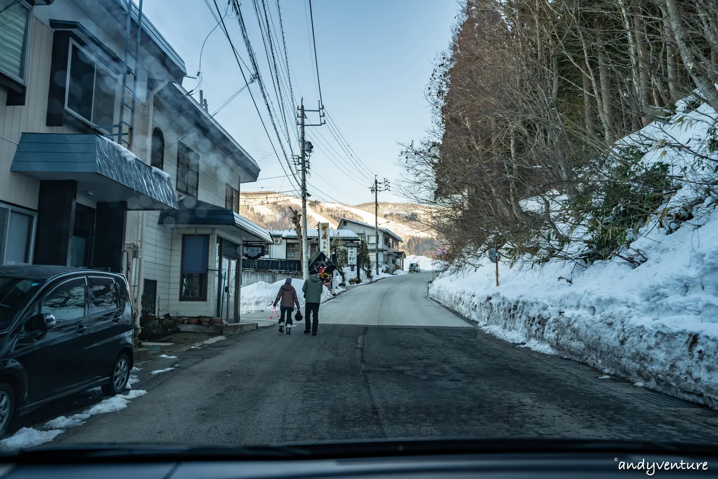 野澤溫泉村的街道