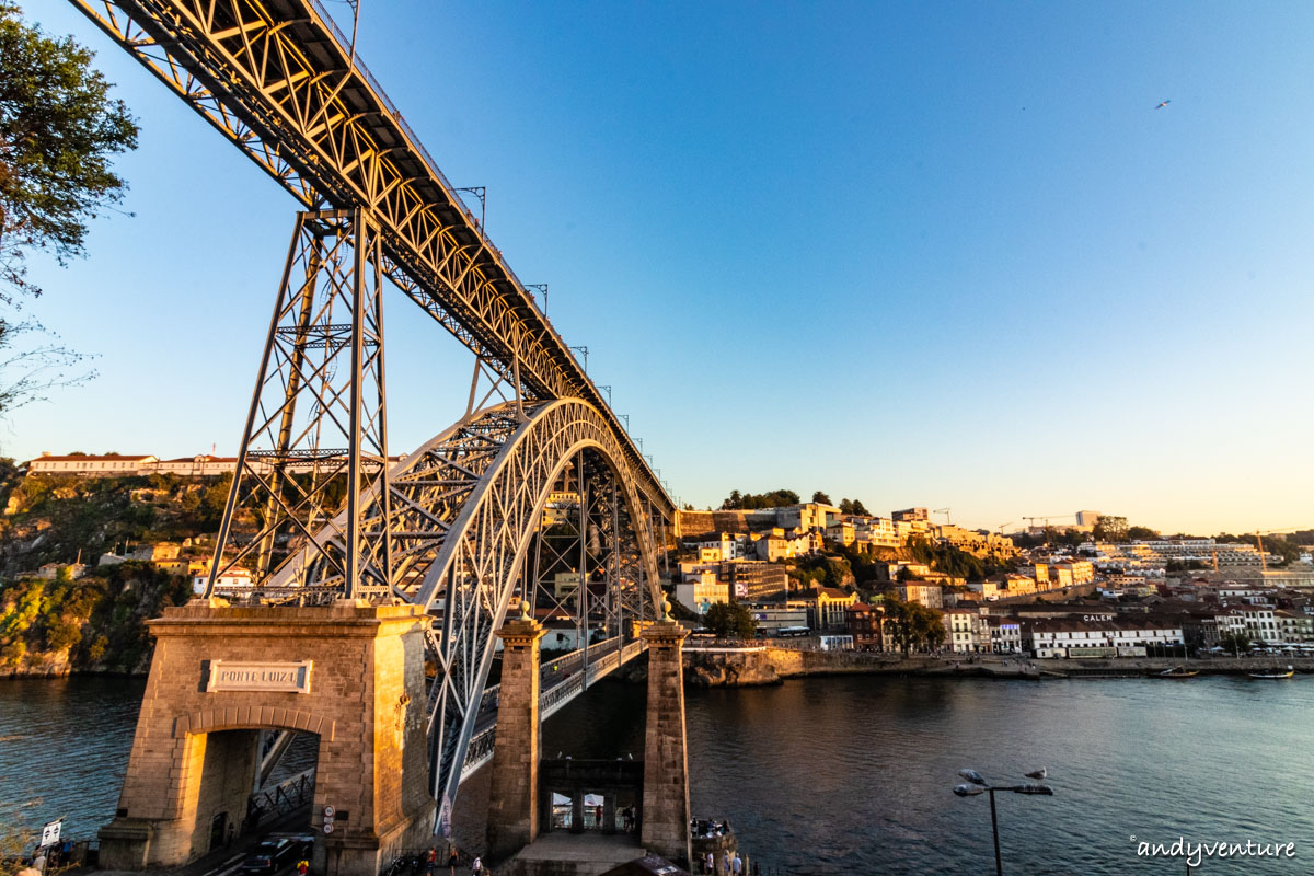 路易一世大橋夜景－從杜羅河畔到鐵橋路線｜波多｜葡萄牙租車