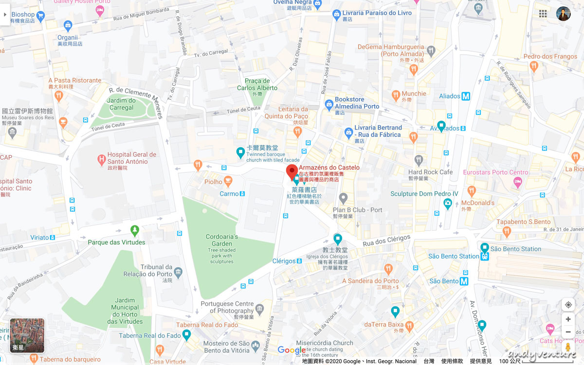 萊羅書店google map位置