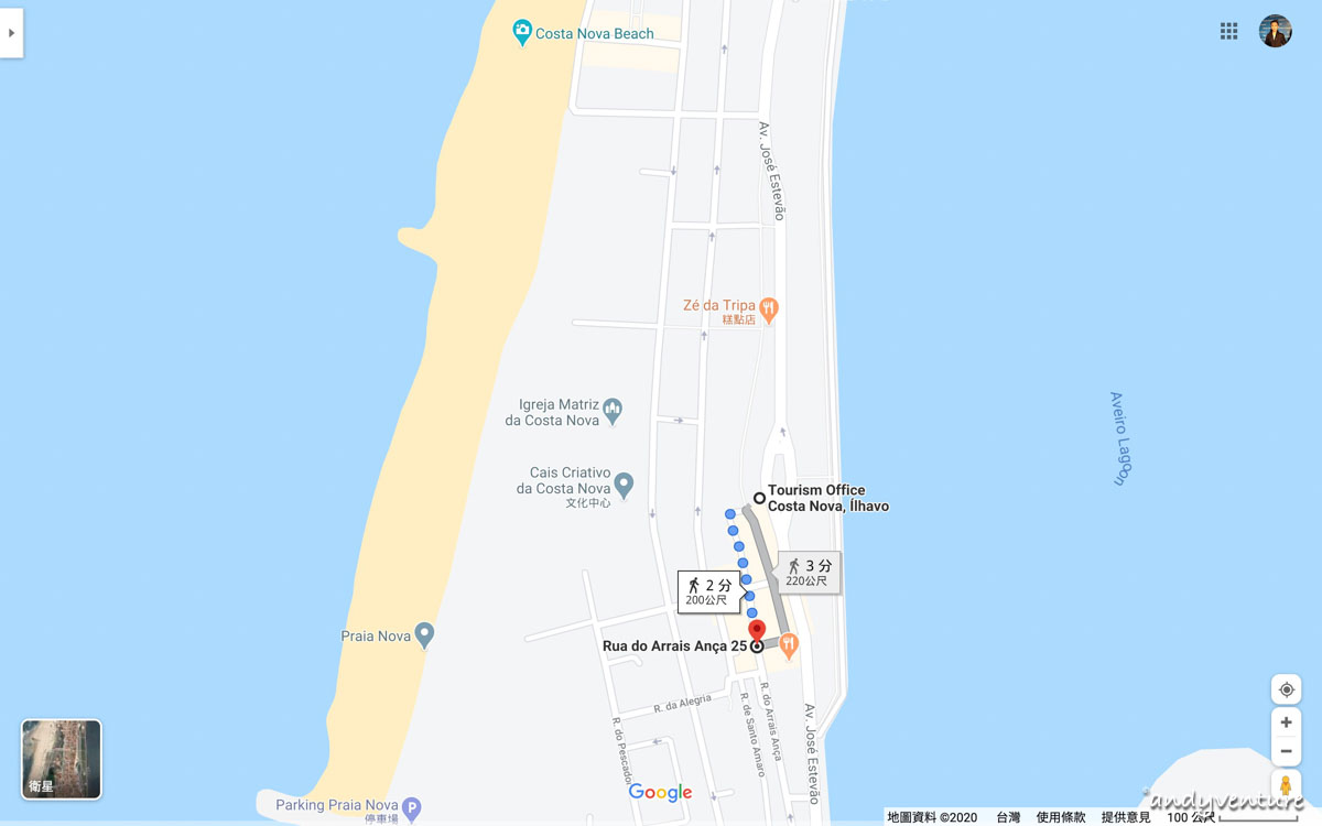 諾瓦彩條屋google map路線連結
