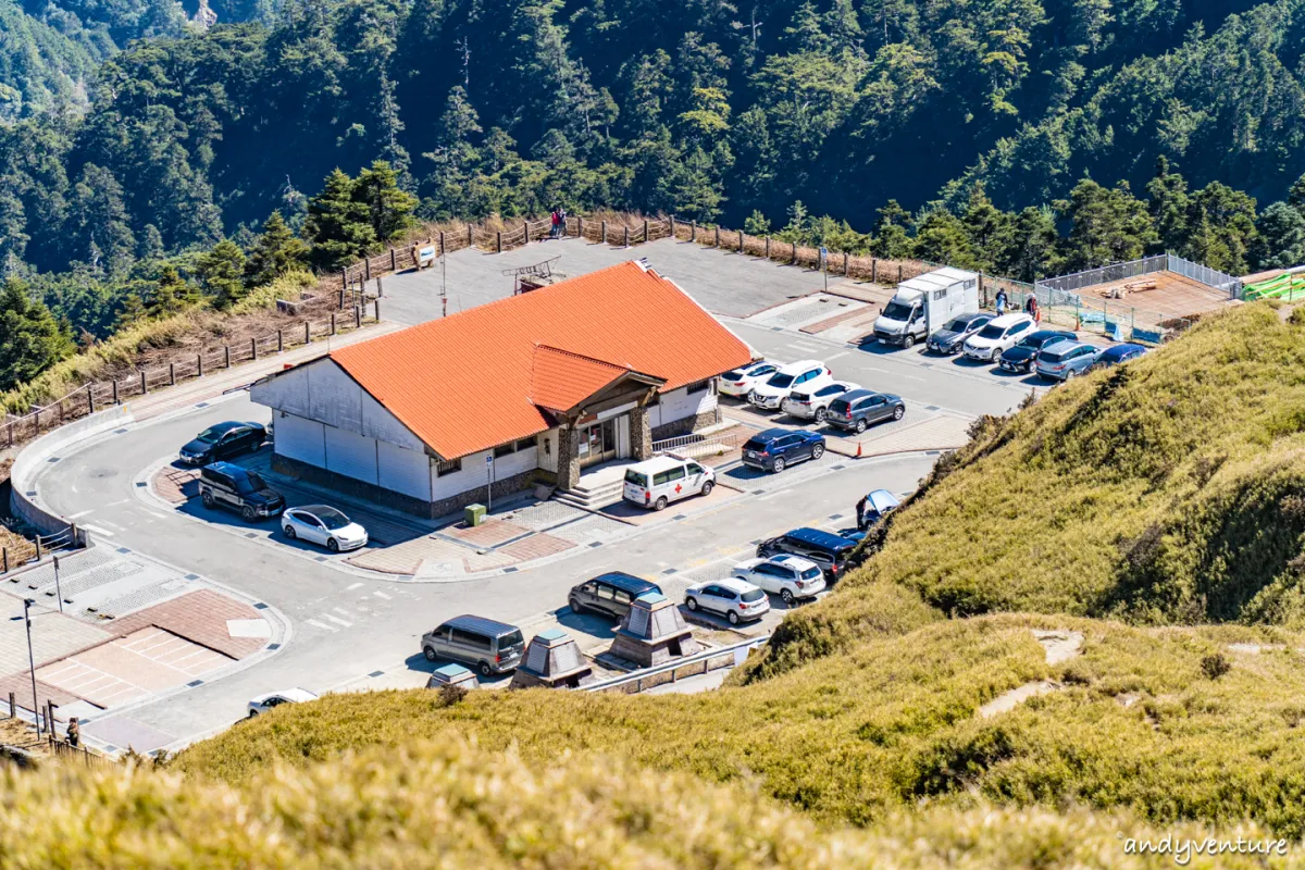 合歡山的昆陽停車場