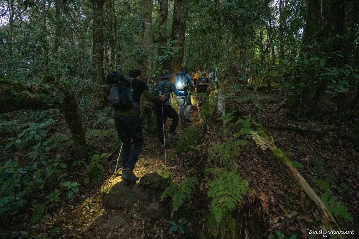 西巒大山－登山路線攻略，單攻百岳的極致，挑戰一天爬三座101的高度