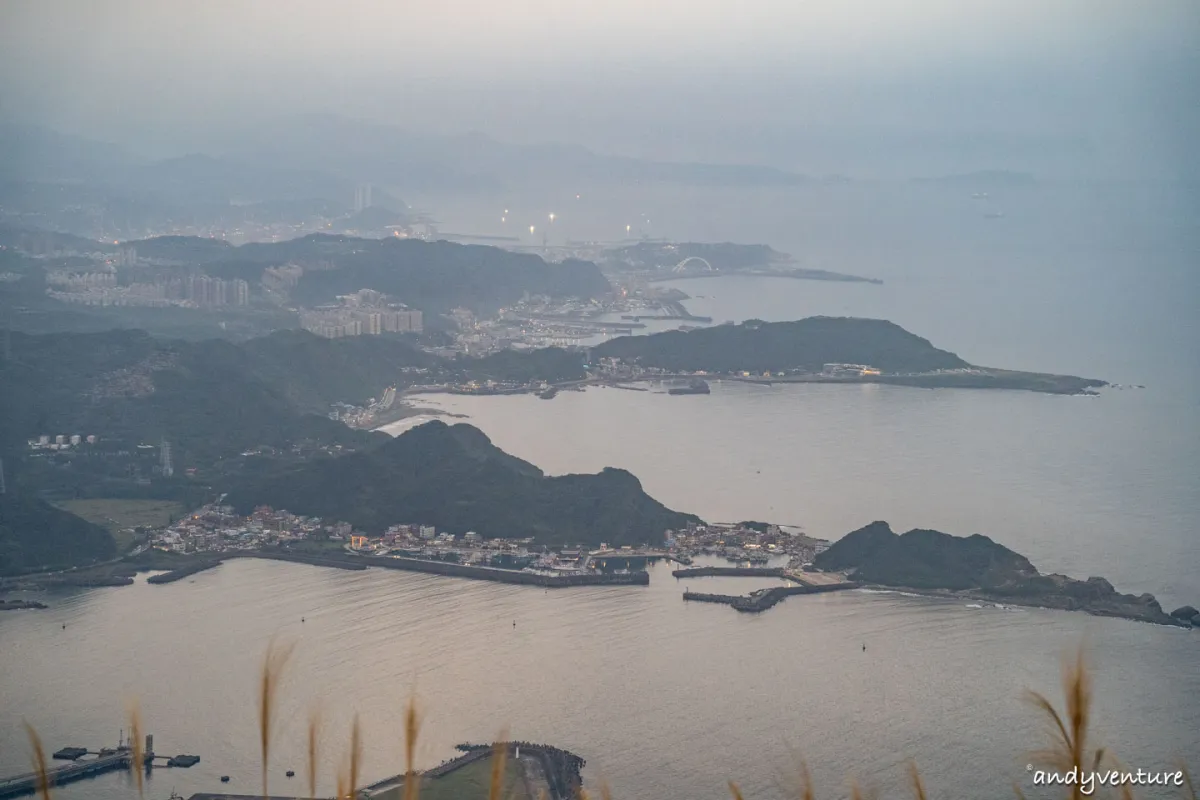 基隆山(雞籠山)－路線攻略，九份山城夜景最佳拍攝地點