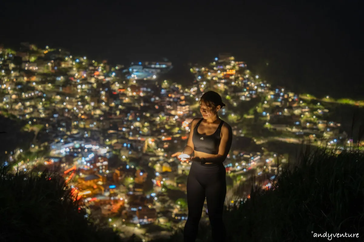 基隆山(雞籠山)－路線攻略，九份山城夜景最佳拍攝地點