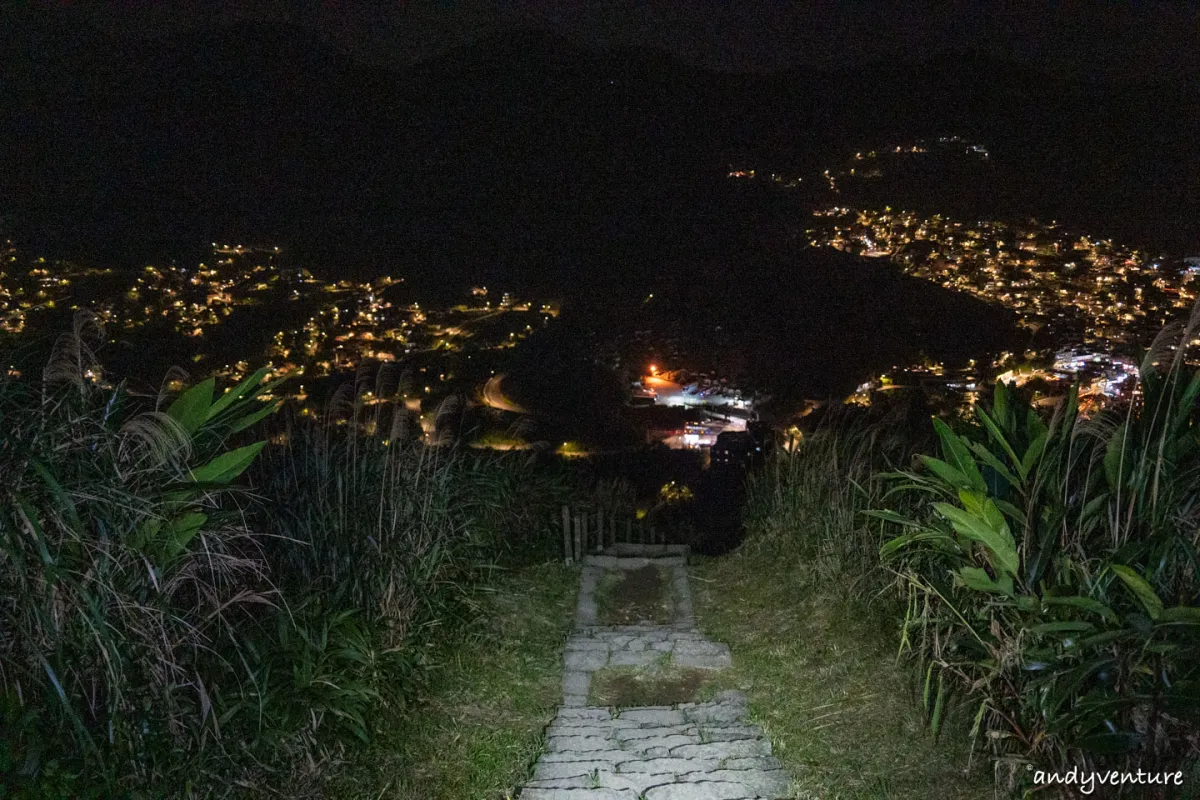 基隆山(雞籠山)－路線攻略，九份山城夜景最佳拍攝地點