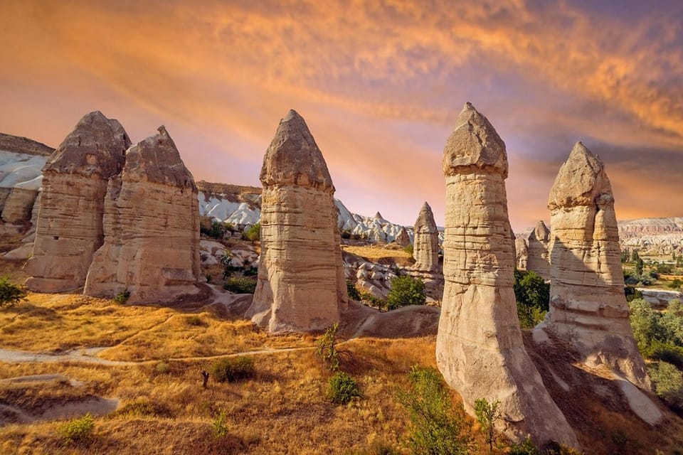 卡帕多奇亞山谷健行－八條路線地圖與玫瑰谷夕陽｜卡帕多奇亞Cappadocia｜土耳其租車旅遊