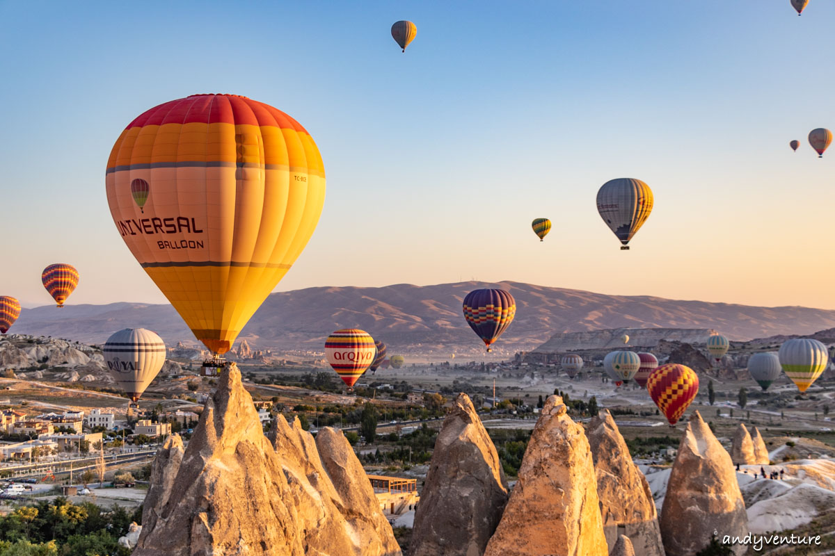 土耳其看熱氣球－被熱氣球包圍著的夢幻場景｜卡帕多奇亞｜土耳其租車旅遊