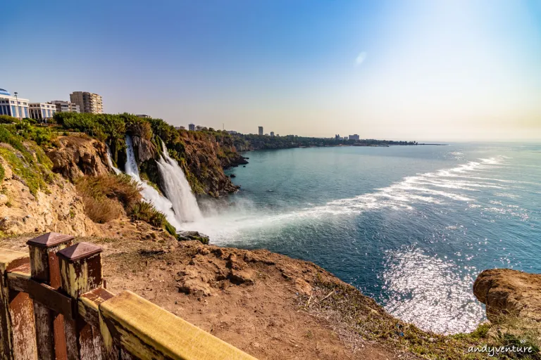 杜登瀑布－穿越古城的大瀑布｜安塔利亞Antalya｜土耳其租車旅遊