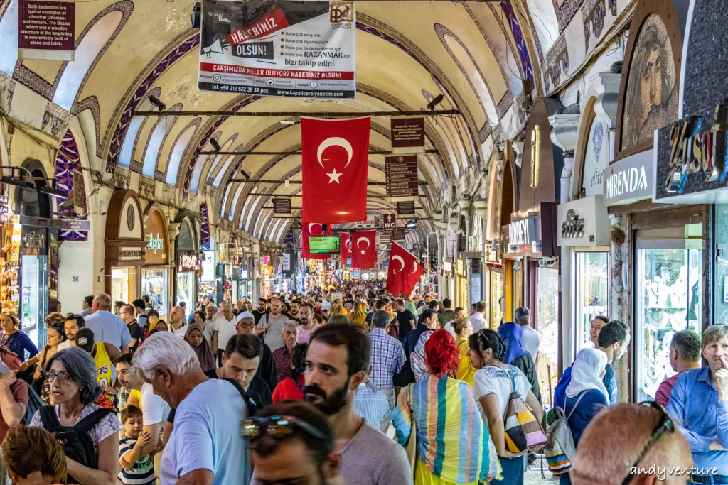 大巴扎/有頂大市集－巨大的鄂圖曼帝國古市集｜伊斯坦堡｜土耳其租車旅遊